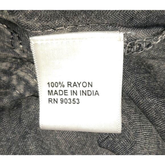 Rebellion Again Dress Sz M Fairy Grunge Gothic Embroidery Gray Acid Wash Purple - Picture 10 of 14